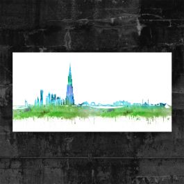 Dubai Skyline Blau